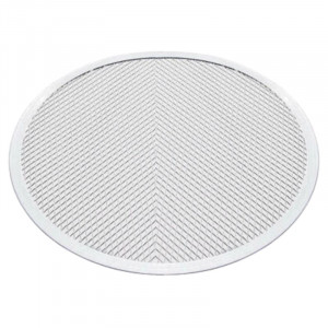 Perforated Pizza Plate Ø 250 mm Aluminum — Dynasteel