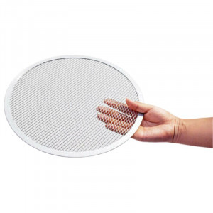 Aluminum Dynasteel Pizza Plate - Ø 330 mm: Sturdy for professionals.