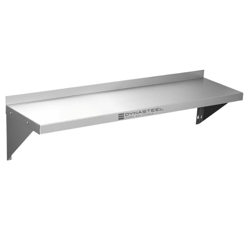 Ράφι Τοίχου Ανοξείδωτο 1200x300mm Dynasteel - Επαγγελματική Ποιότητα