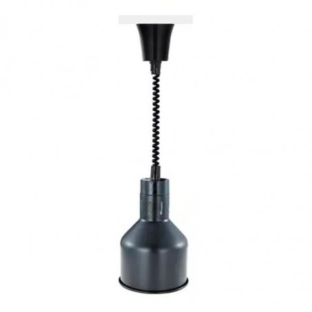Lampe Chauffante Noire Dynasteel - Maintien chaud pour professionnels