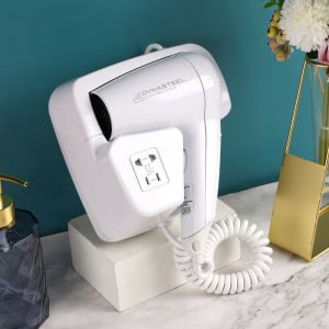 Στεγνωτήρας Μαλλιών Τοίχου 1100 W Λευκό — Ξενοδοχείο & Σπα