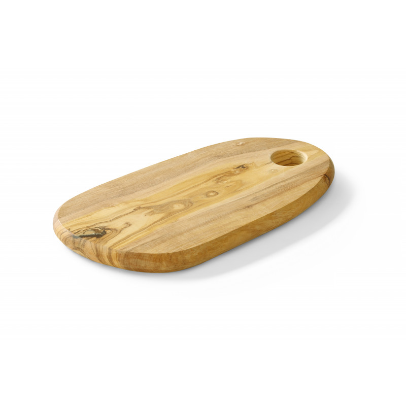 Cheese Board with Hole in Olive Wood - 250 x 165 mm - Hendi