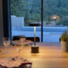 Touch Table Lamp Aluminum - Roby Light Gray - Lumisky