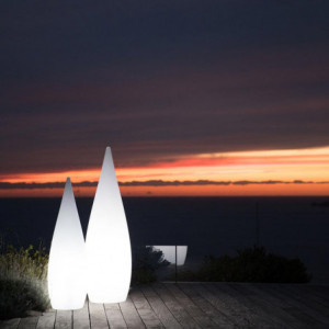 Wired Drop Outdoor Lamp Post - Classy 120 cm - Lumisky