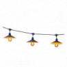 Outdoor String Lights with Steel Lampshade - Vinty Light - Lumisky