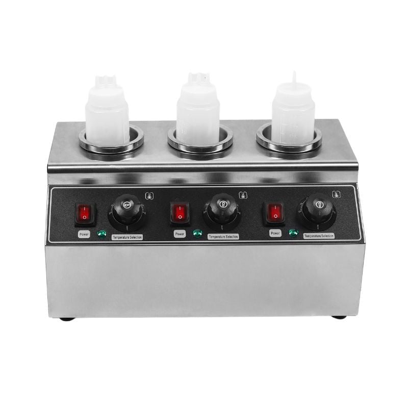 Chauffe Chocolat Triple Dynasteel: Bain-marie électrique professionnel pour sauce chocolat