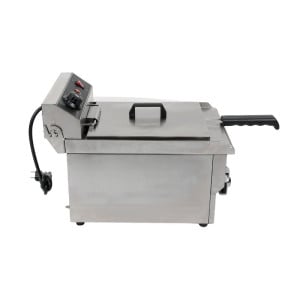 Επαγγελματική Φριτέζα 13 L 3000 W με Αποστράγγιση - Ανοξείδωτο Ατσάλι