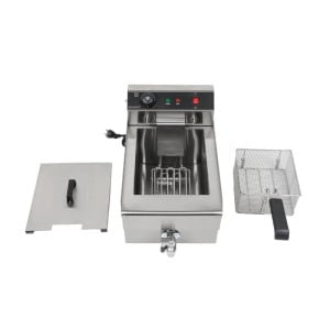 Επαγγελματική Φριτέζα 13 L 3000 W με Αποστράγγιση - Ανοξείδωτο Ατσάλι