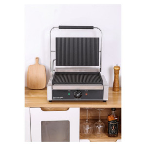 Grill Panini Pro 2200 W Ραβδωτό 340x220 mm Inox