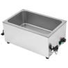 Bain-Marie Pro GN 1/1 20 L 1200 W Inox με Αποστράγγιση