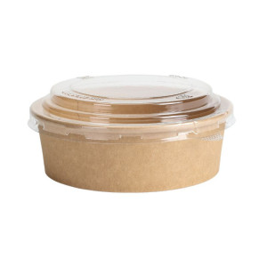 Μπολ Σαλάτας Kraft με Καπάκι PET - 500 ml - Σετ των 300