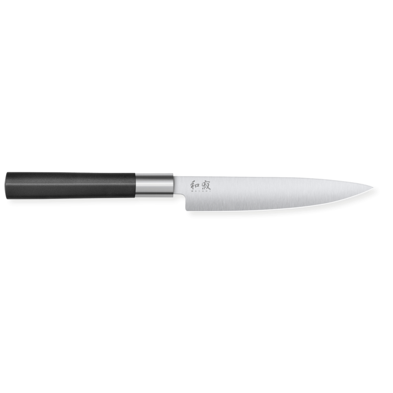 Kai Wasabi Black Universal Knife - L 15 cm: Cutting performance and ease of use