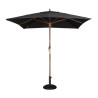 Parasol Carré Noir - L 2500mm - Bolero