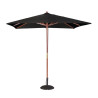 Square Black Parasol - L 2500mm - Bolero