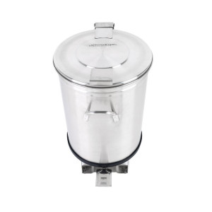 Κάδος Απορριμμάτων Inox με Πεντάλ - 50 L - Dynasteel