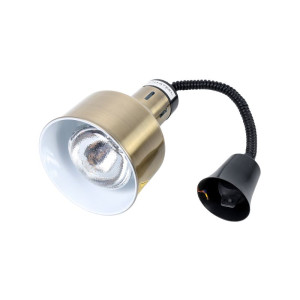 Golden Heating Lamp with Bulb - Dynasteel: Keep your food warm effectively