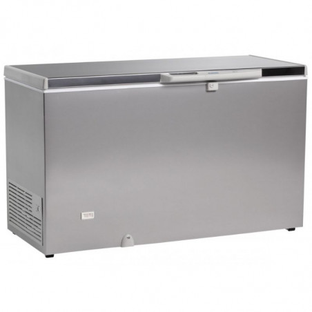 Congélateur Coffre Professionnel Aspect Inox - 500 L - Reconditionné