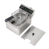 Επαγγελματική Φριτέζα 10 L 3000 W Inox — Θερμοστάτης
