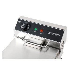 Επαγγελματική Φριτέζα 10 L 3000 W Inox — Θερμοστάτης
