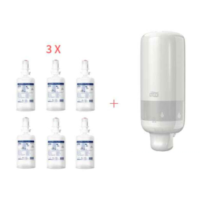 Starter Pack Διανομέας Λευκού Σαπουνιού και Απαλό Αφρώδες Σαπούνι