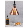 Conical Copper Heated Lamp Dynasteel - Optimal food preservation