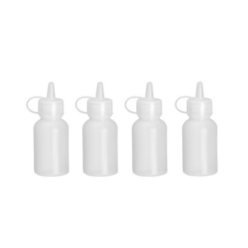 Mini Flacon Distributeur HENDI - 50 ml - Lot de 4 | Équipement cuisine professionnel