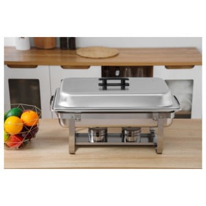 Chafing Dish 9 L - GN 1/1 Eco Dynasteel : maintenez vos plats chauds
