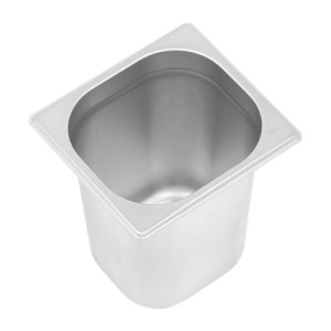 Bac Gastro GN 1/6 Inox Profondeur 200 mm - 3,4 L