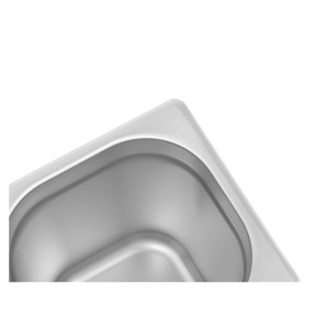 Bac Gastro GN 1/6 Inox Profondeur 200 mm - 3,4 L