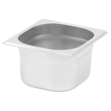 Bac Gastro GN 1/6 Inox - Βάθος 100 mm - 1,6 L - Dynasteel