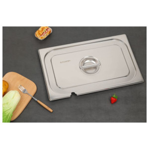 GN 1/1 lid with Notch for Gastronorm Pan - Dynasteel