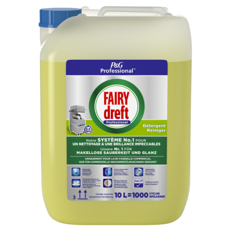 Liquide Détergent Lavage Automatique - 10 L - Fairy Professional