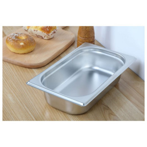 Bac Gastro GN 1/4 Inox - Βάθος 65 mm - 1,8 L - Dynasteel