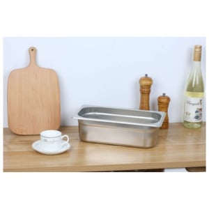 Bac Gastro GN 1/3 Inox - Βάθος 100 mm - 3,7 L - Dynasteel