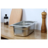 Gastro GN 1/3 Stainless Steel Container - Depth 100 mm - 3.7 L - Dynasteel