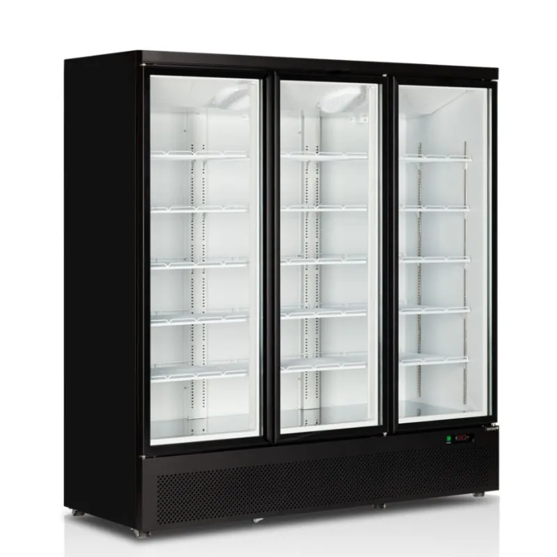 Θετική Ψυγείο Ντουλάπα 3 Γυάλινες Πόρτες - 1264 L