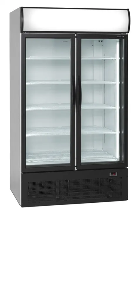 Θετική Ψυγείο Ντουλάπα 2 Γυάλινες Πόρτες - 710 L
