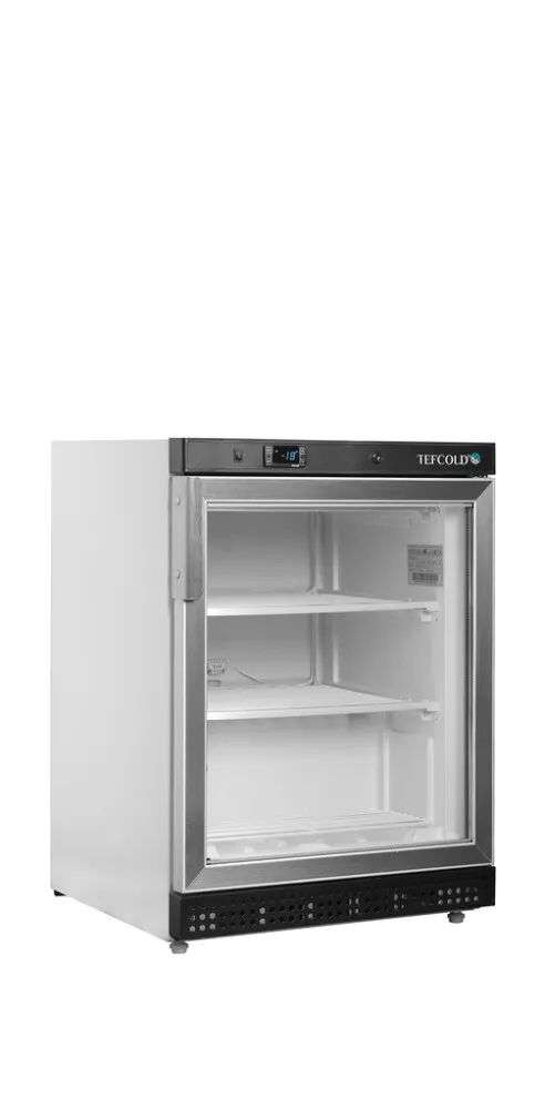 Γυάλινη Αρνητική Ψυγείο Ντουλάπα - Λευκό - 120 L