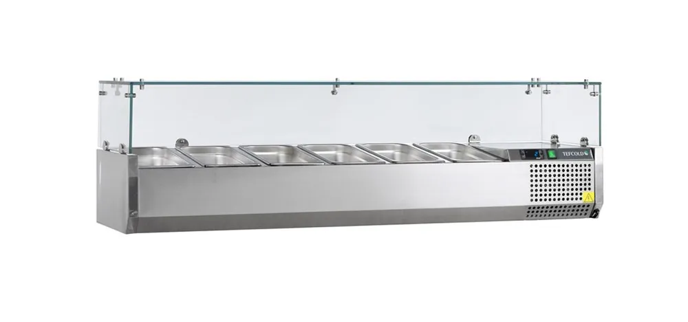 Επιτραπέζια Saladette - Στατική - 6 GN 1/4 - 40 L