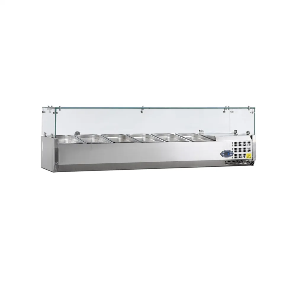 Επιτραπέζια Saladette - Στατική - 6 GN 1/3 - 42,6 L
