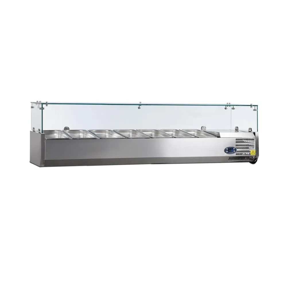 Επιτραπέζια Saladette - Στατική - 7 GN 1/3 - 59 L