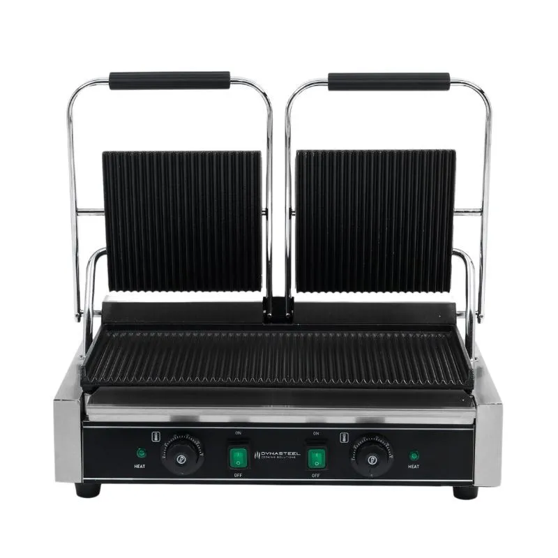 Grill Panini Double - Πλάκες με Αυλακώσεις