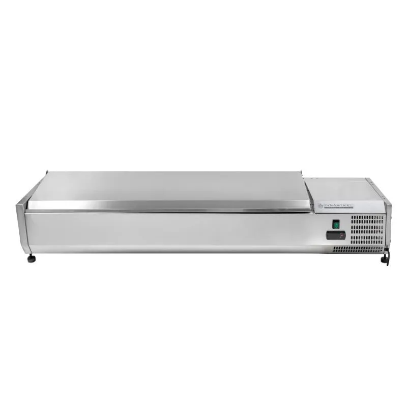 Ψυγείο Σαλατών Επιτραπέζιο Καπάκι Inox - 7 x GN 1/4