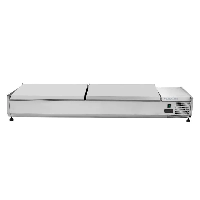 Ψυγείο Σαλατών Επιτραπέζιο Καπάκι Inox - 8 x GN 1/3