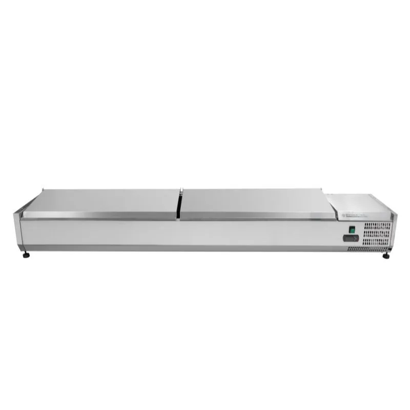 Ψυγείο Σαλατών Επιτραπέζιο Καπάκι Inox - 9 x GN 1/3