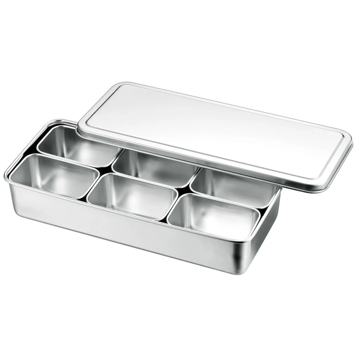 Ιαπωνικό κουτί με 6 δοχεία - 328 x 148 x 63 mm