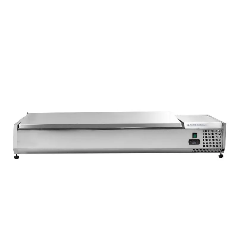 Ψυγείο Σαλατών με Καπάκι Inox - 7 x GN 1/3
