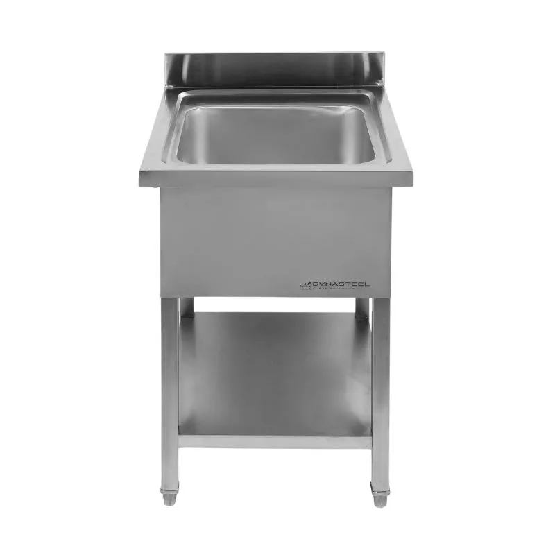 Βυθίστε 1 Λεκάνη με Πλάτη και Ράφι - Μ 600 x Β 700 mm