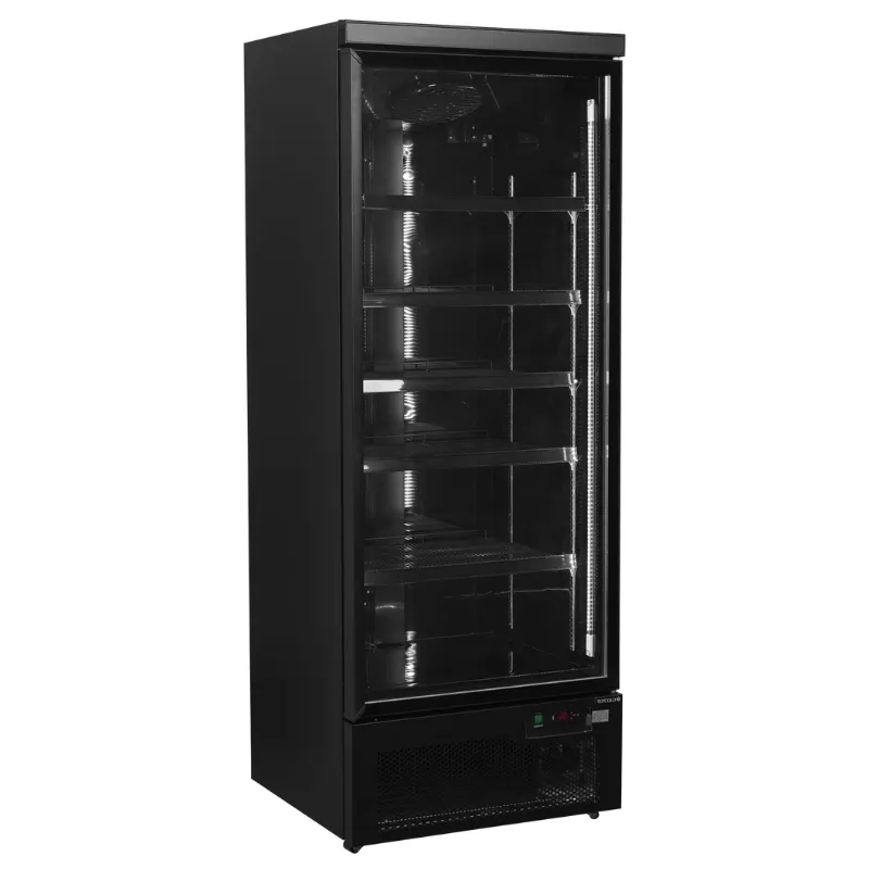 Θετική Ψυγείο Ντουλάπα 1 Πόρτα με Τζάμι - 560 L