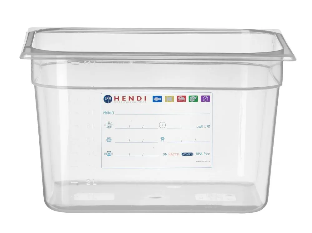 Κουτί Αποθήκευσης Γαστρονόρμ GN 1/2 - 12,5 L - Υ 200 χιλ.